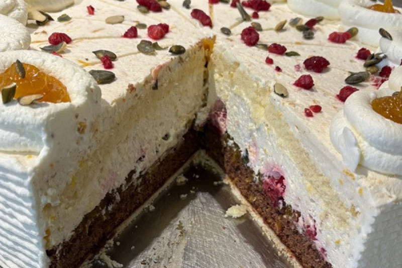 Himbeer Kürbis Sahne