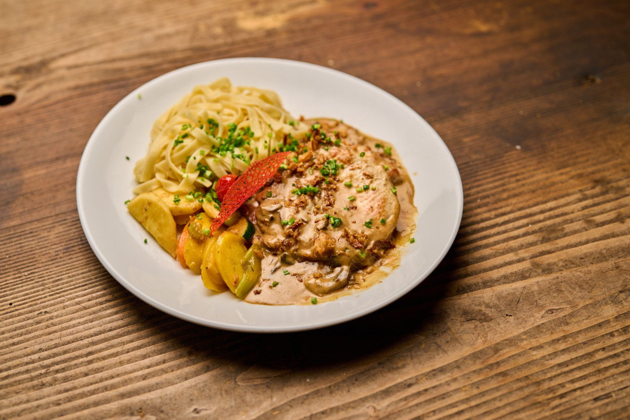 Jägerschnitzel Spätzle